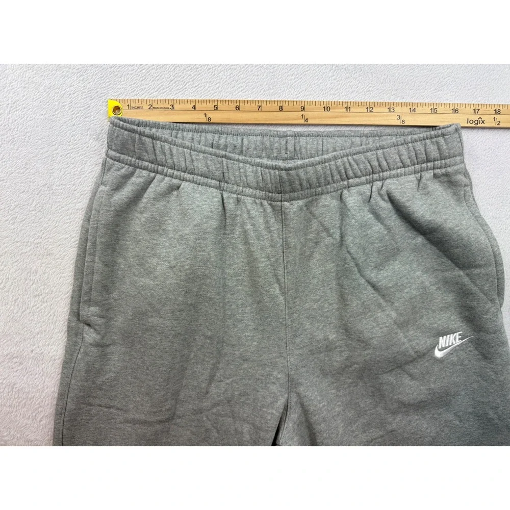 Nike Mens Sportswear Club Fleece Sweatpants Gray XL Straight Leg Joggers